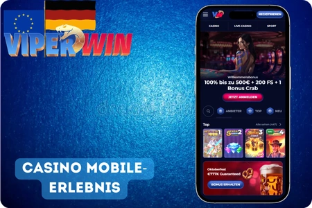 ViperWin Casino Mobile-Erlebnis