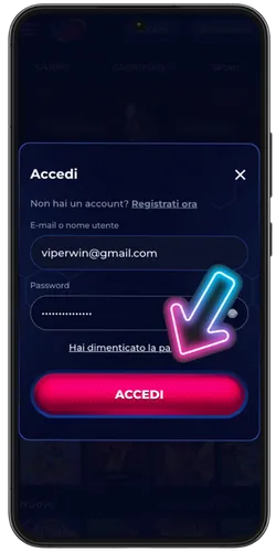 Guida all’accesso su ViperWin