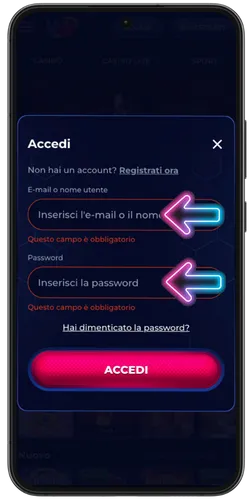 Accesso al sito ViperWin