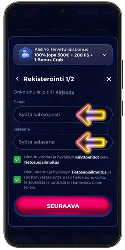 Viperwin tunnusten luonti