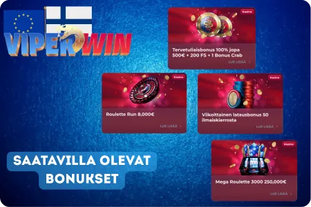 Viperwinin kasinobonukset
